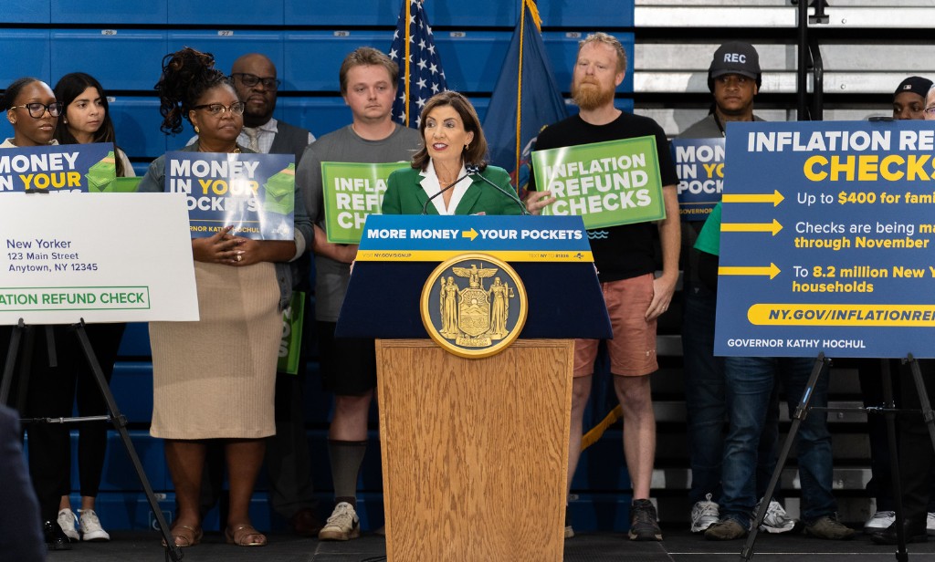 Gov Hochul new york inflation checks