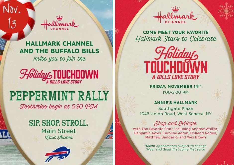 Hallmark Magic Meets Bills Mafia: Two Festive Events Coming to Western NY