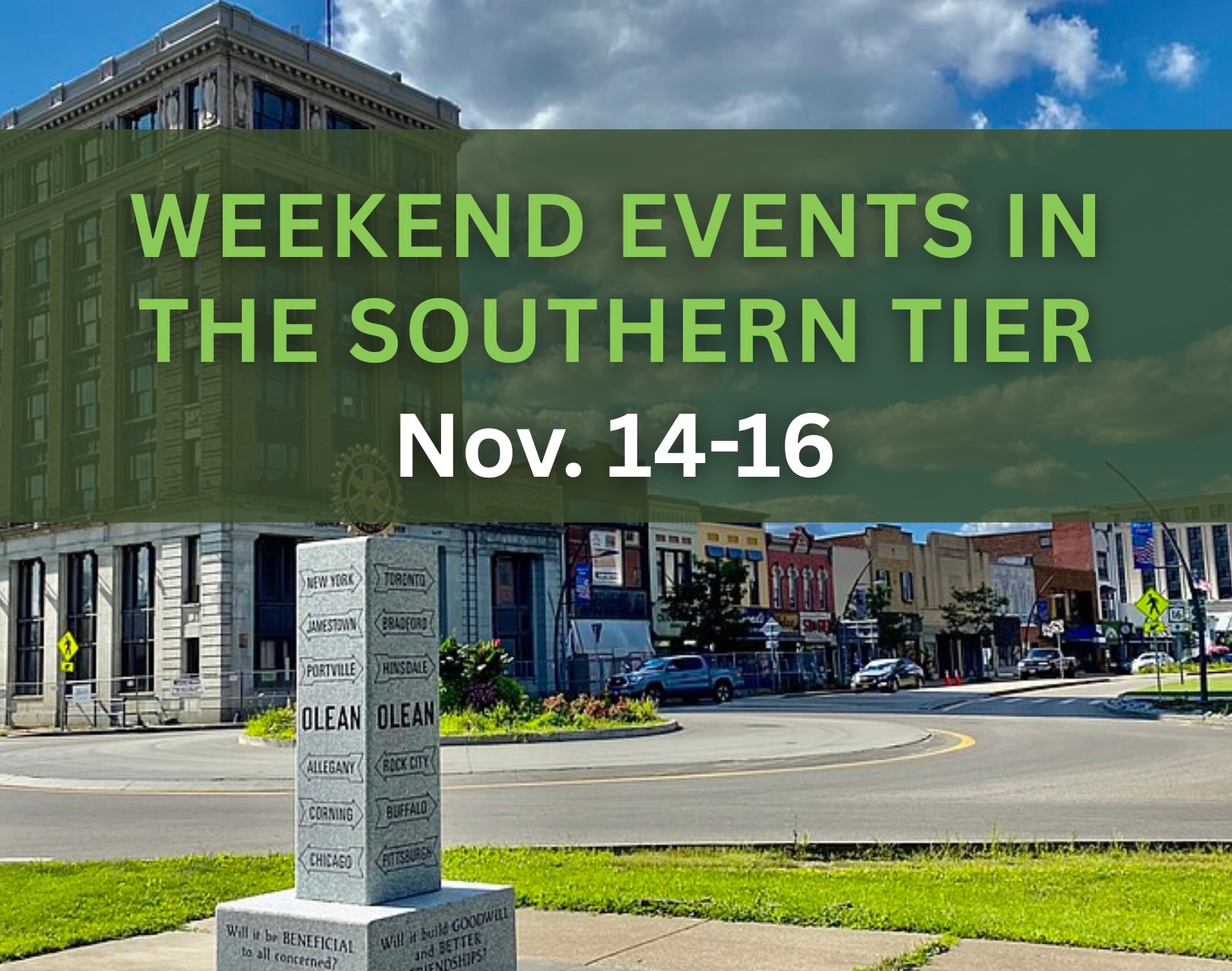 Weekend Events in the Southern Tier (Nov. 14-16)